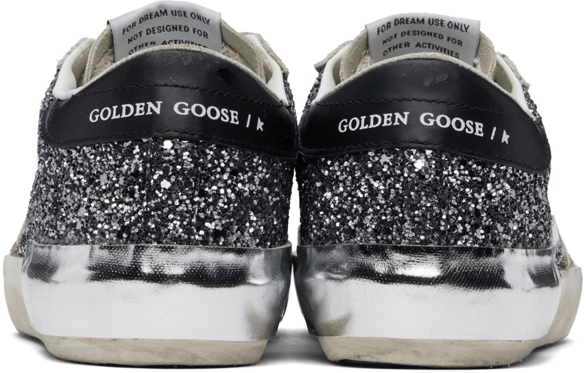 Men's SSENSE Exclusive White Super-Star Sneakers In Anthracite Black