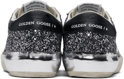 Men's SSENSE Exclusive White Super-Star Sneakers In Anthracite Black