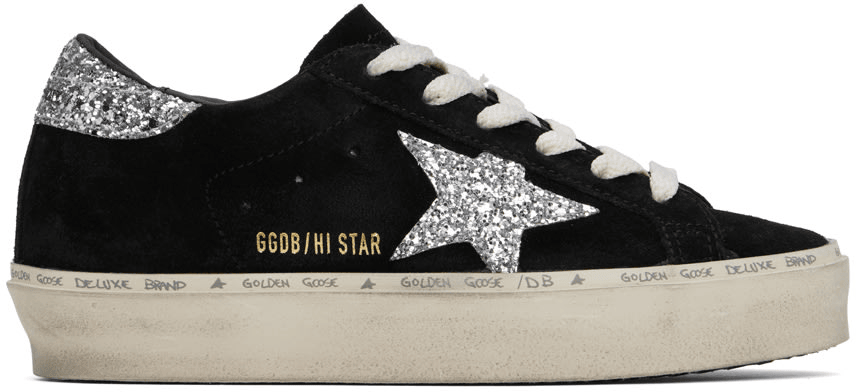 Men's SSENSE Exclusive White Super-Star Sneakers In Black Silver