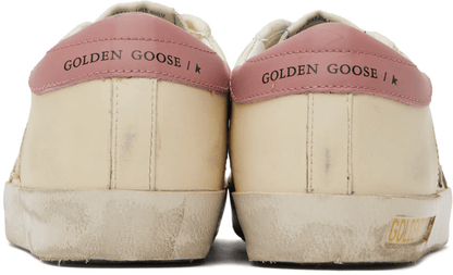 Men's SSENSE Exclusive White Super-Star Sneakers In Cream Rose