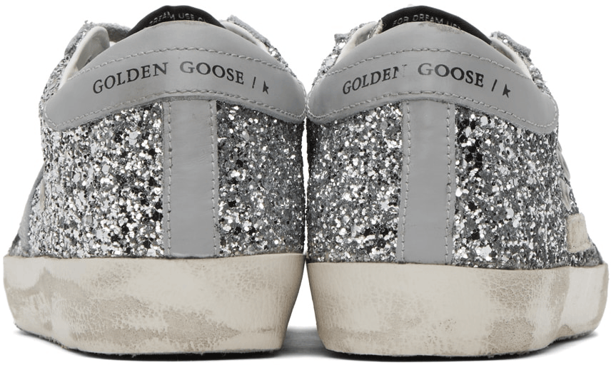 Men's SSENSE Exclusive White Super-Star Sneakers In Grey