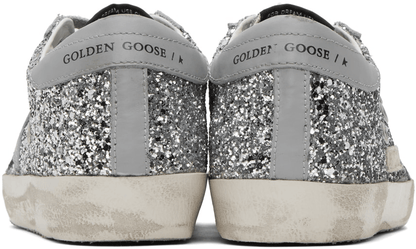 Men's SSENSE Exclusive White Super-Star Sneakers In Grey