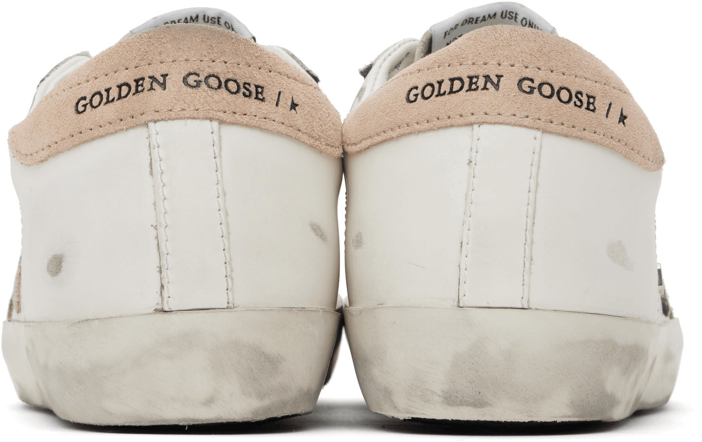 Men's SSENSE Exclusive White Super-Star Sneakers In Optic White Antique