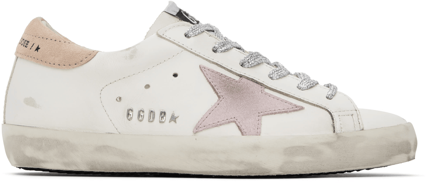 Men's SSENSE Exclusive White Super-Star Sneakers In Optic White Antique