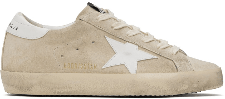 Men's SSENSE Exclusive White Super-Star Sneakers In Pearl White