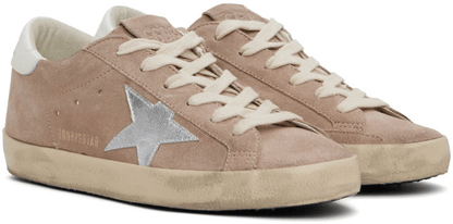 Men's SSENSE Exclusive White Super-Star Sneakers In Pink Silver White