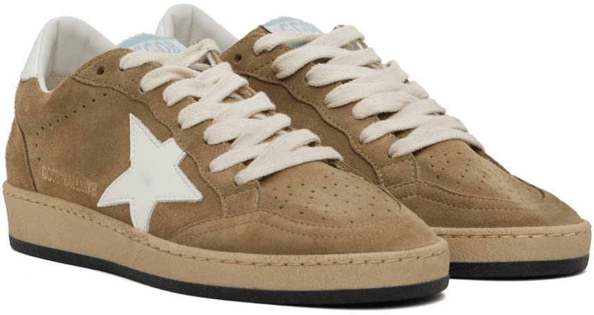 Men's SSENSE Exclusive White Super-Star Sneakers In Tabacco White
