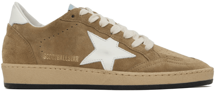 Men's SSENSE Exclusive White Super-Star Sneakers In Tabacco White