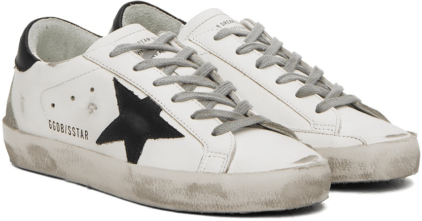 Men's SSENSE Exclusive White Super-Star Sneakers In White Black