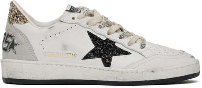 Men's SSENSE Exclusive White Super-Star Sneakers In WhiteBlackGoldIce