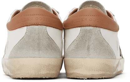 Men's SSENSE Exclusive White Super-Star Sneakers In White Brown