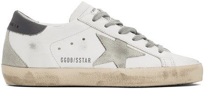 Men's SSENSE Exclusive White Super-Star Sneakers In White Dark Gray
