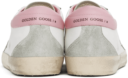 Men's SSENSE Exclusive White Super-Star Sneakers In White Ice Light Pink