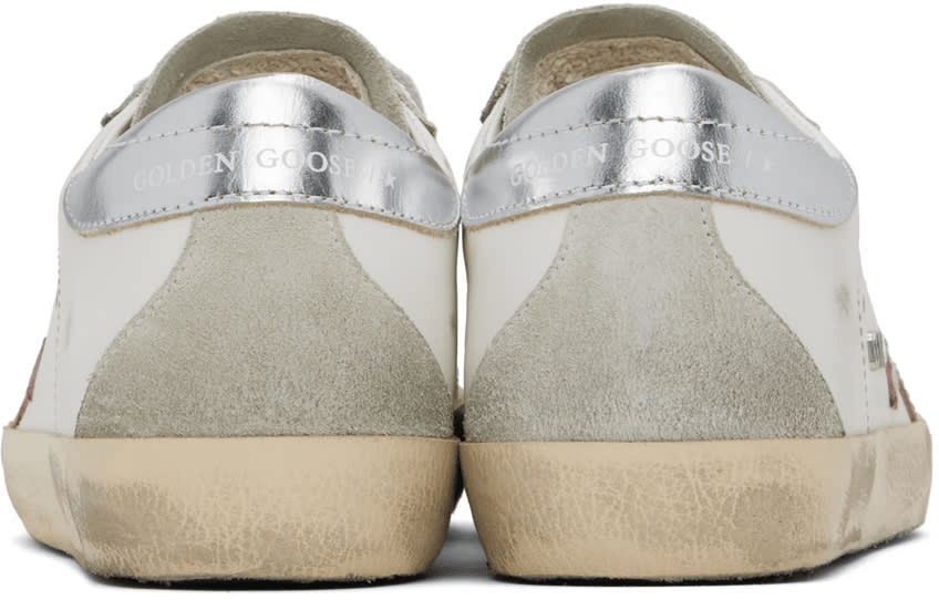 Men's SSENSE Exclusive White Super-Star Sneakers In White Ice Orchid Pink