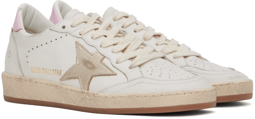 Men's SSENSE Exclusive White Super-Star Sneakers In White Pink