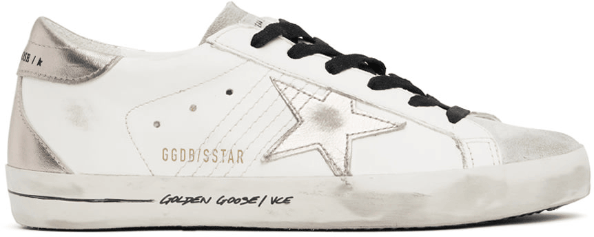 Men's SSENSE Exclusive White Super-Star Sneakers In White Quartz Ice