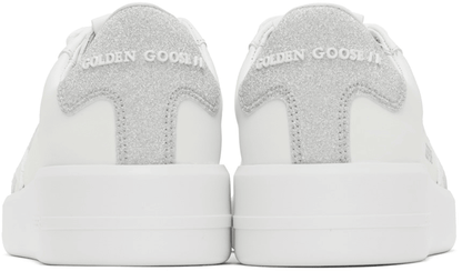 Men's SSENSE Exclusive White Super-Star Sneakers In White Silver