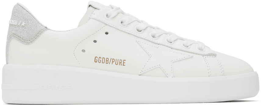 Men's SSENSE Exclusive White Super-Star Sneakers In White Silver