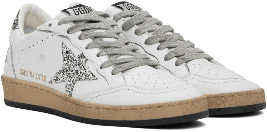 Men's SSENSE Exclusive White Super-Star Sneakers In White Silver