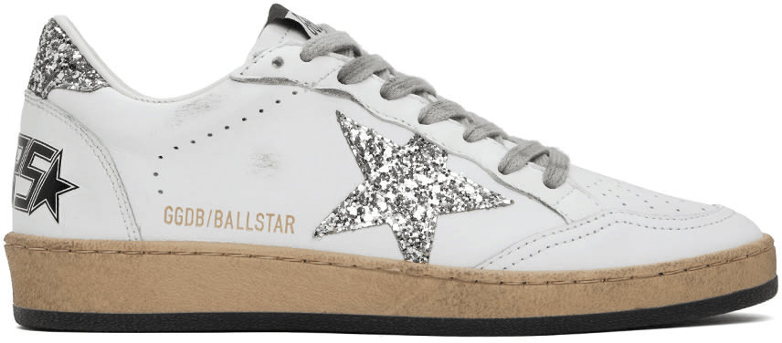Men's SSENSE Exclusive White Super-Star Sneakers In White Silver