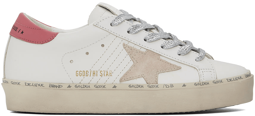 Men's SSENSE Exclusive White Super-Star Sneakers In WhiteTaupe Mineral
