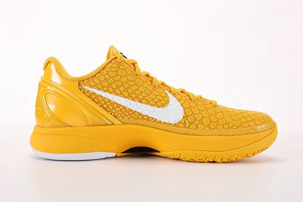 Men's Zoom Kobe 6 Custom Version University Gold Shoes