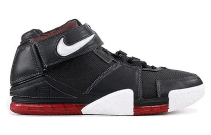 Men's Zoom LeBron 2 Black Crimson Shoes