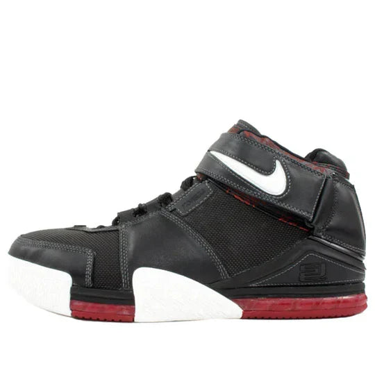 Men's Zoom LeBron 2 Black Crimson Shoes