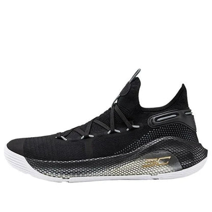 Men's Under Armour Curry 6 Team 'Black Gold Metallic' Shoes
