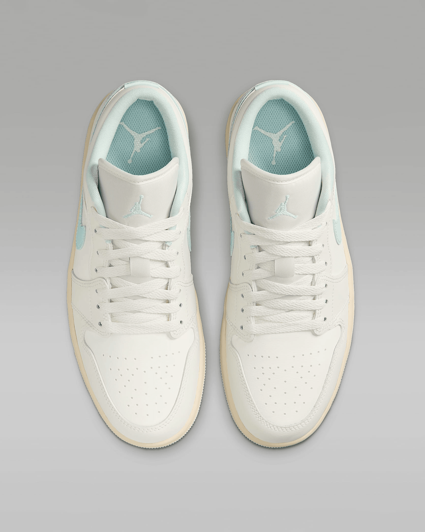Men's Air Jordan 1 Low Sail Igloo Shoes