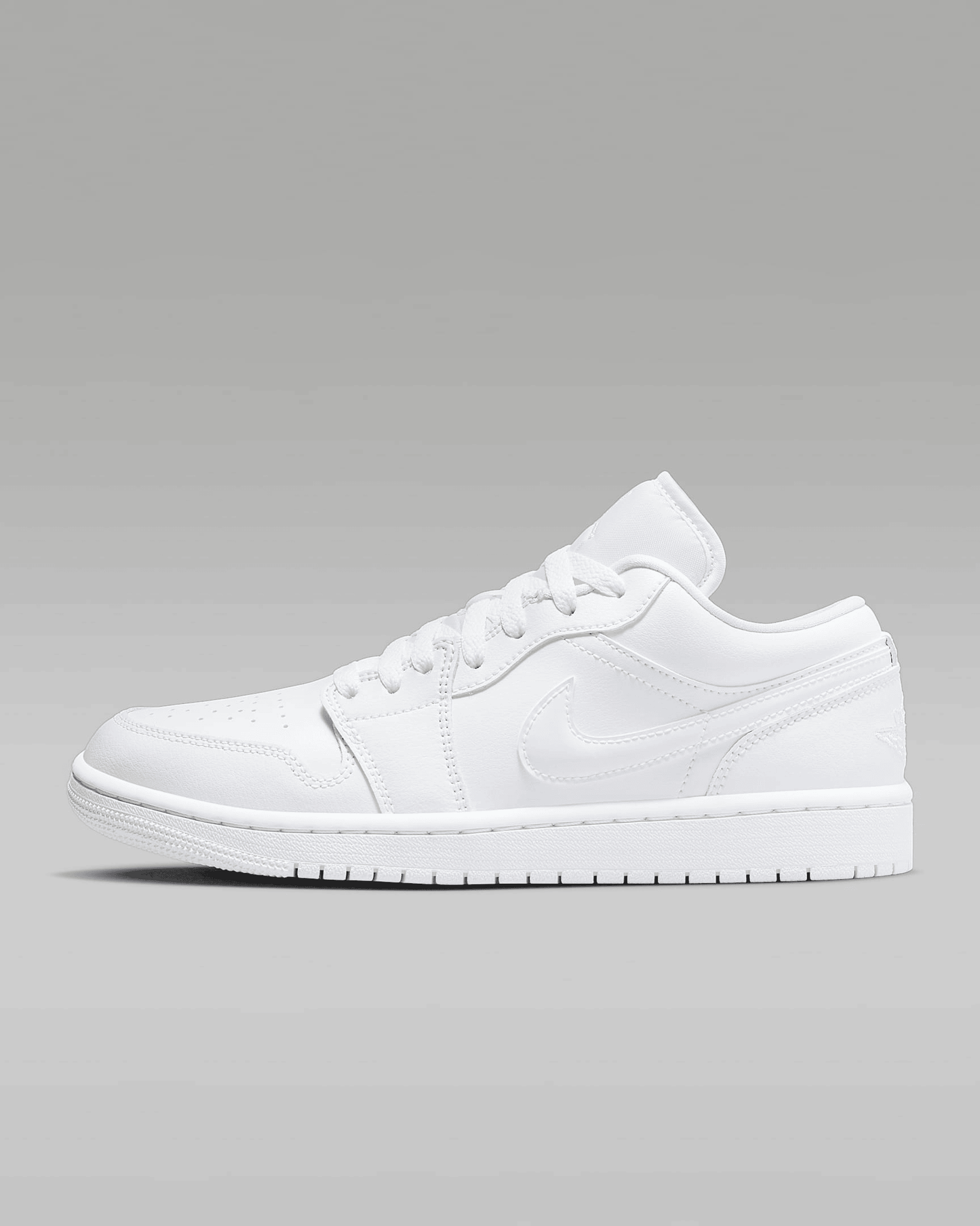 Men's Air Jordan 1 Low White Shoes
