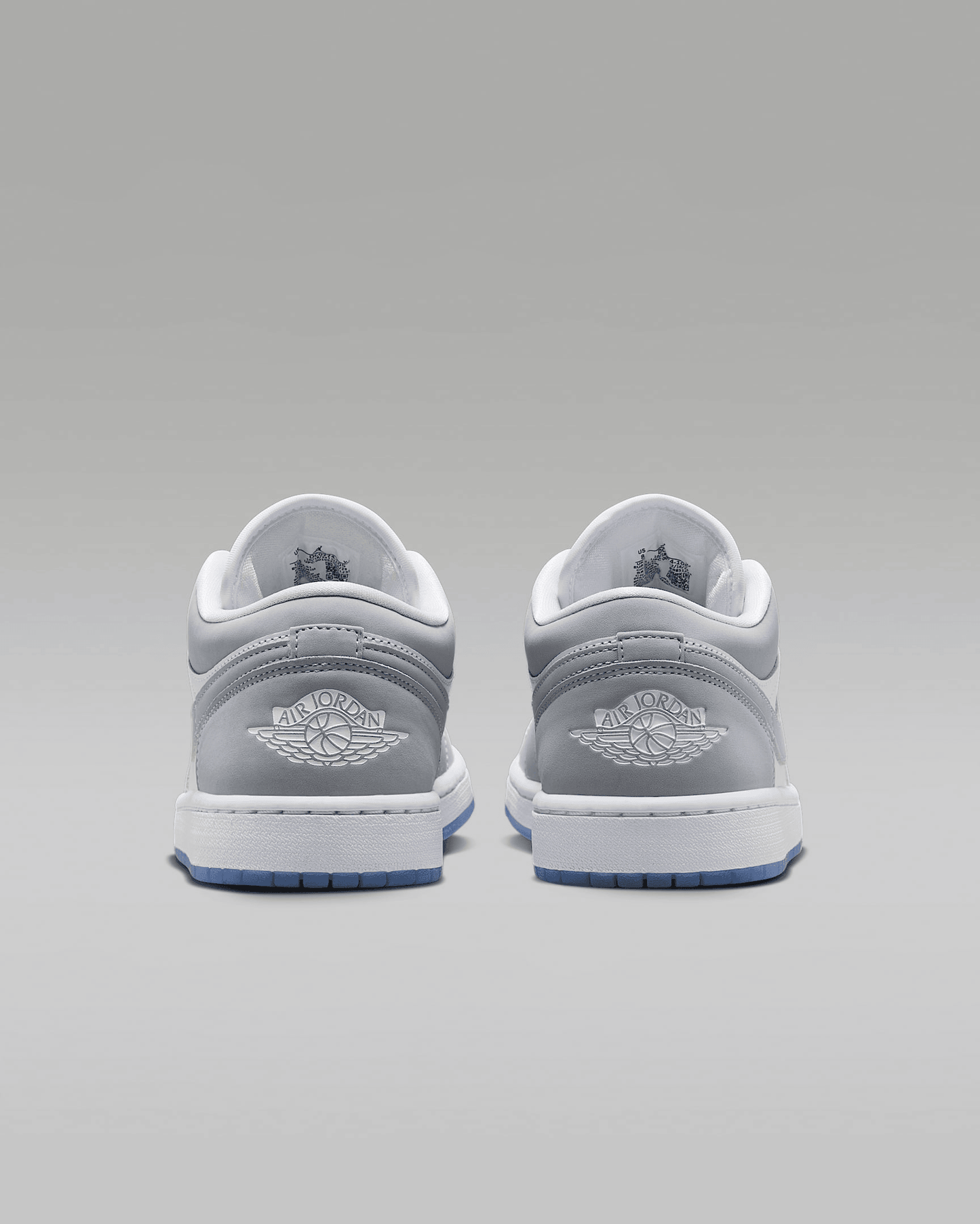 Men's Air Jordan 1 Low White Aluminum Shoes