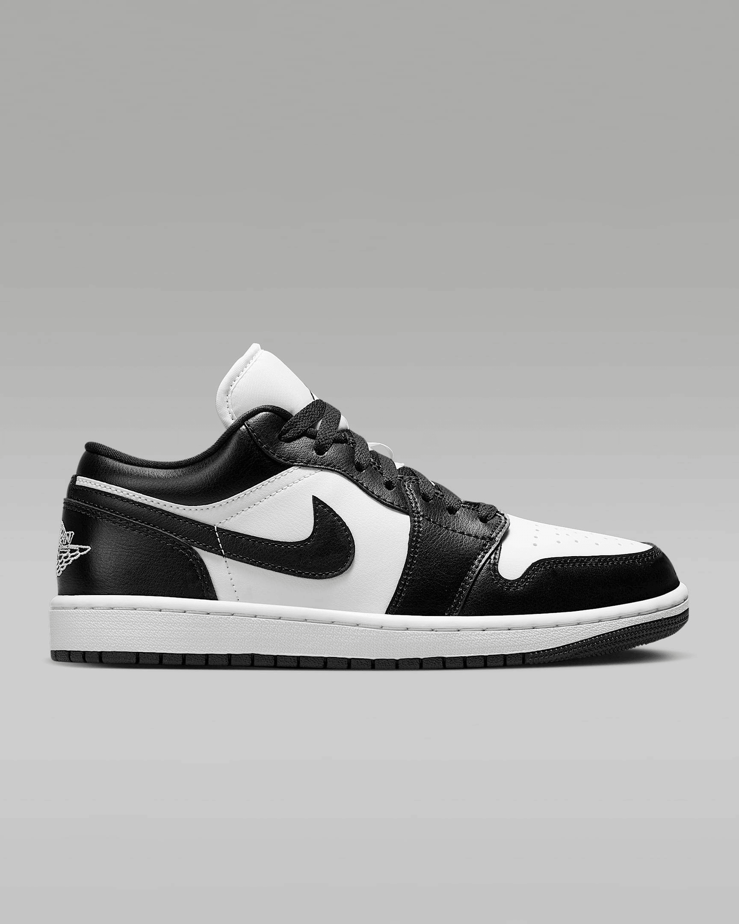 Men's Air Jordan 1 Low White Black Shoes