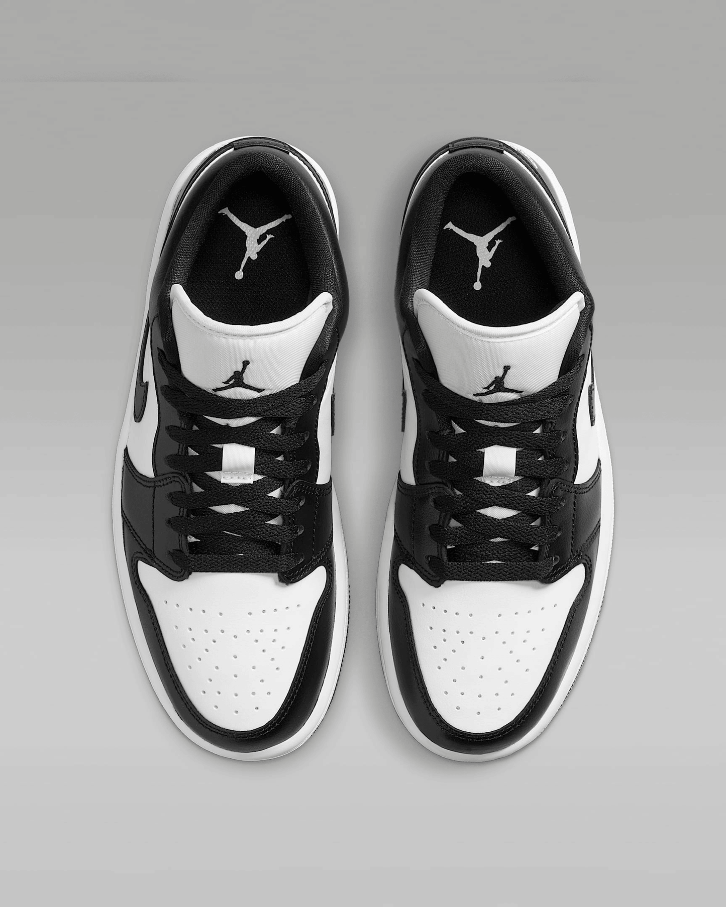 Men's Air Jordan 1 Low White Black Shoes