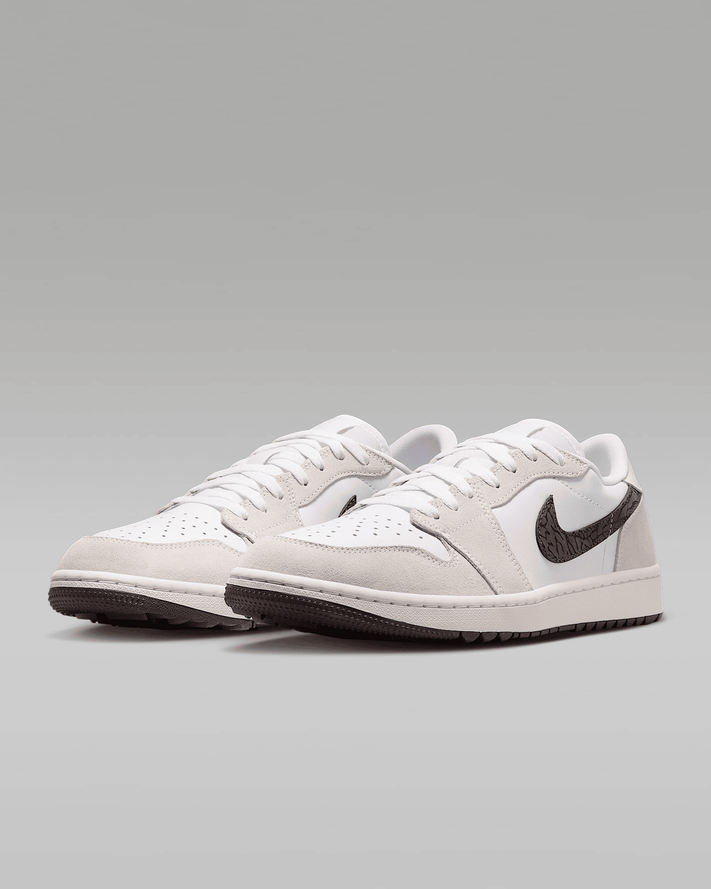 Men's Air Jordan 1 Low G Baroque Brown Shoes