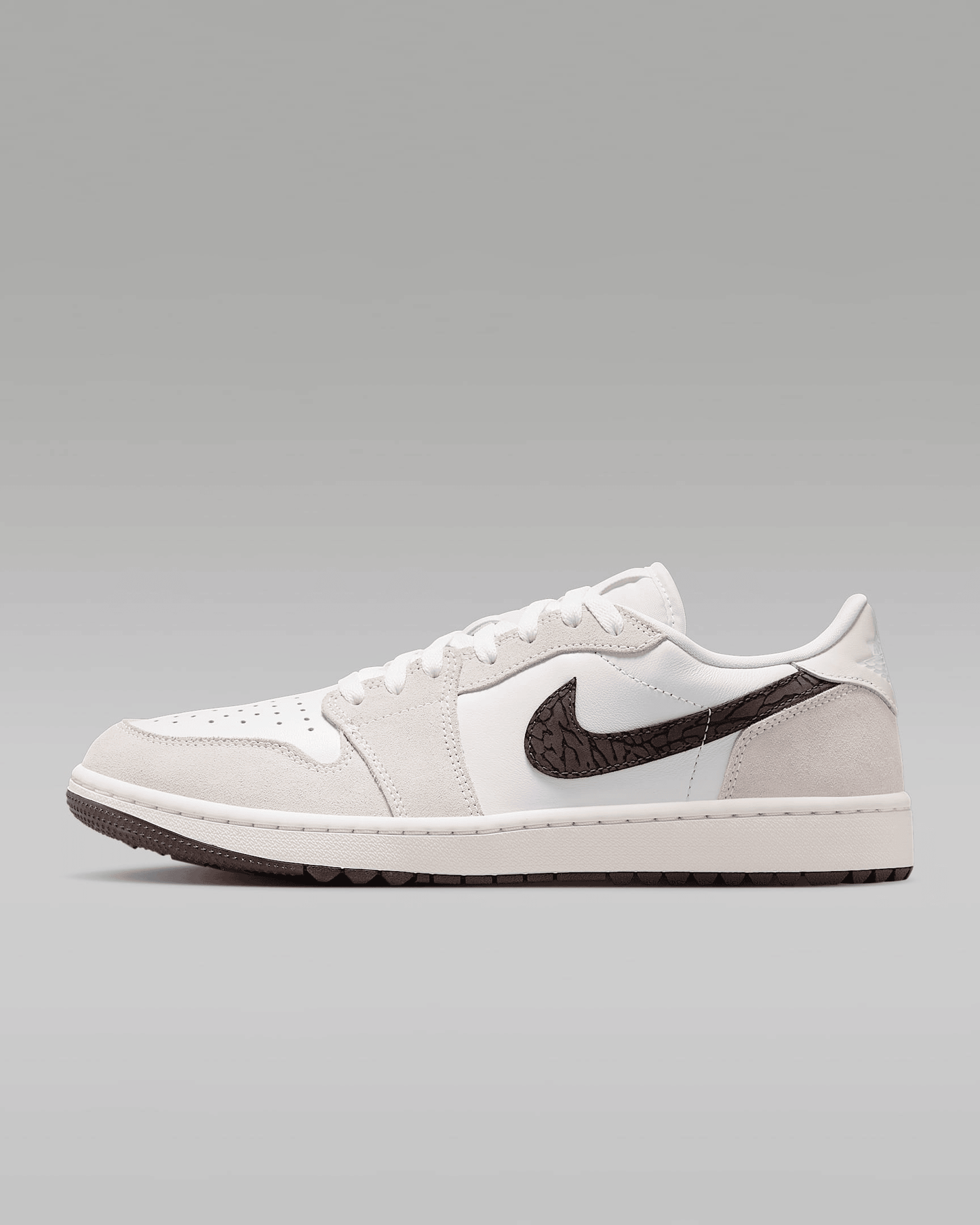 Men's Air Jordan 1 Low G Baroque Brown Shoes