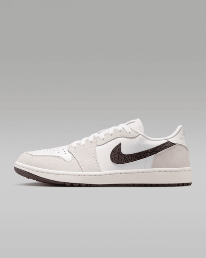 Men's Air Jordan 1 Low G Baroque Brown Shoes