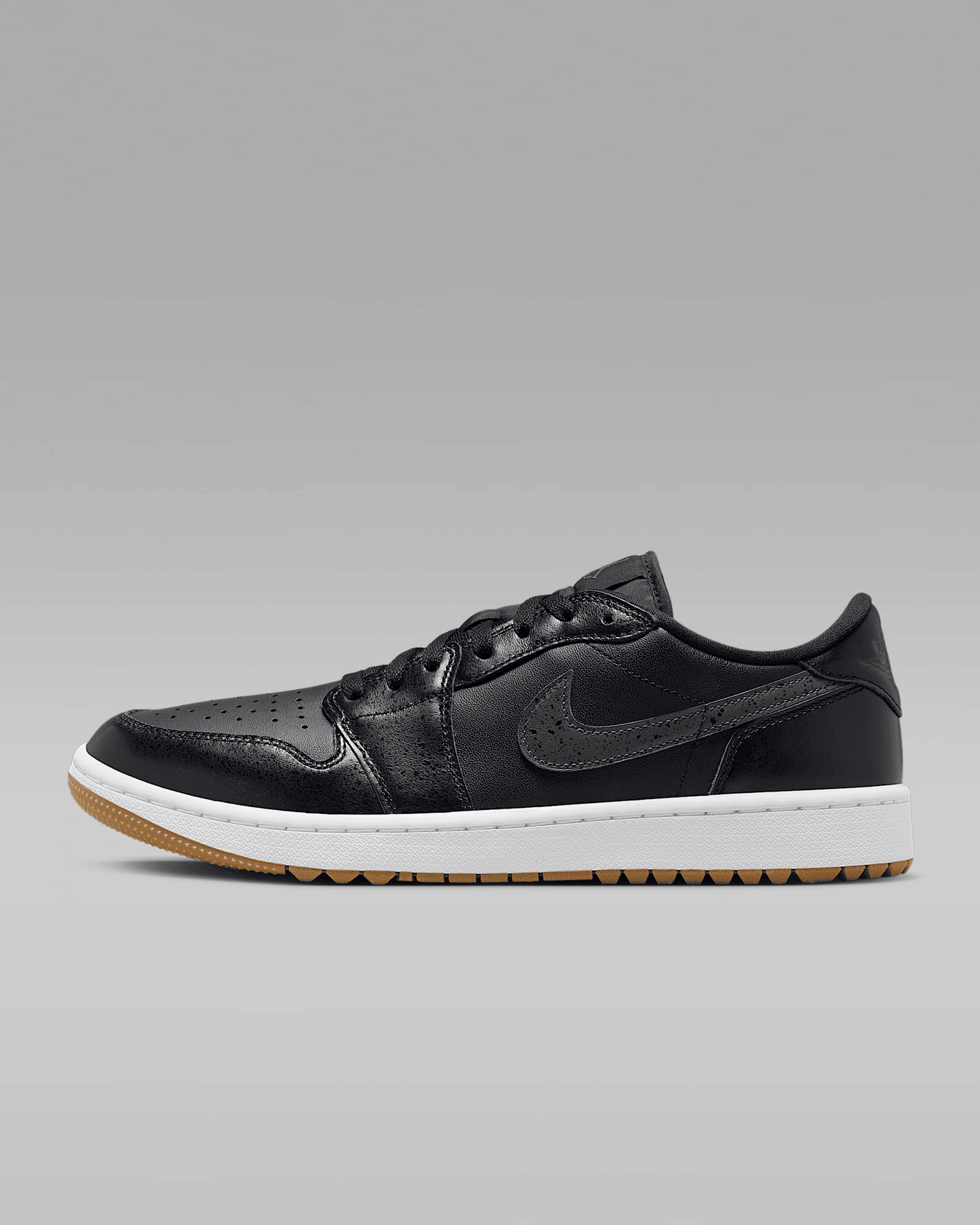 Men's Air Jordan 1 Low G Gum Medium Brown Shoes