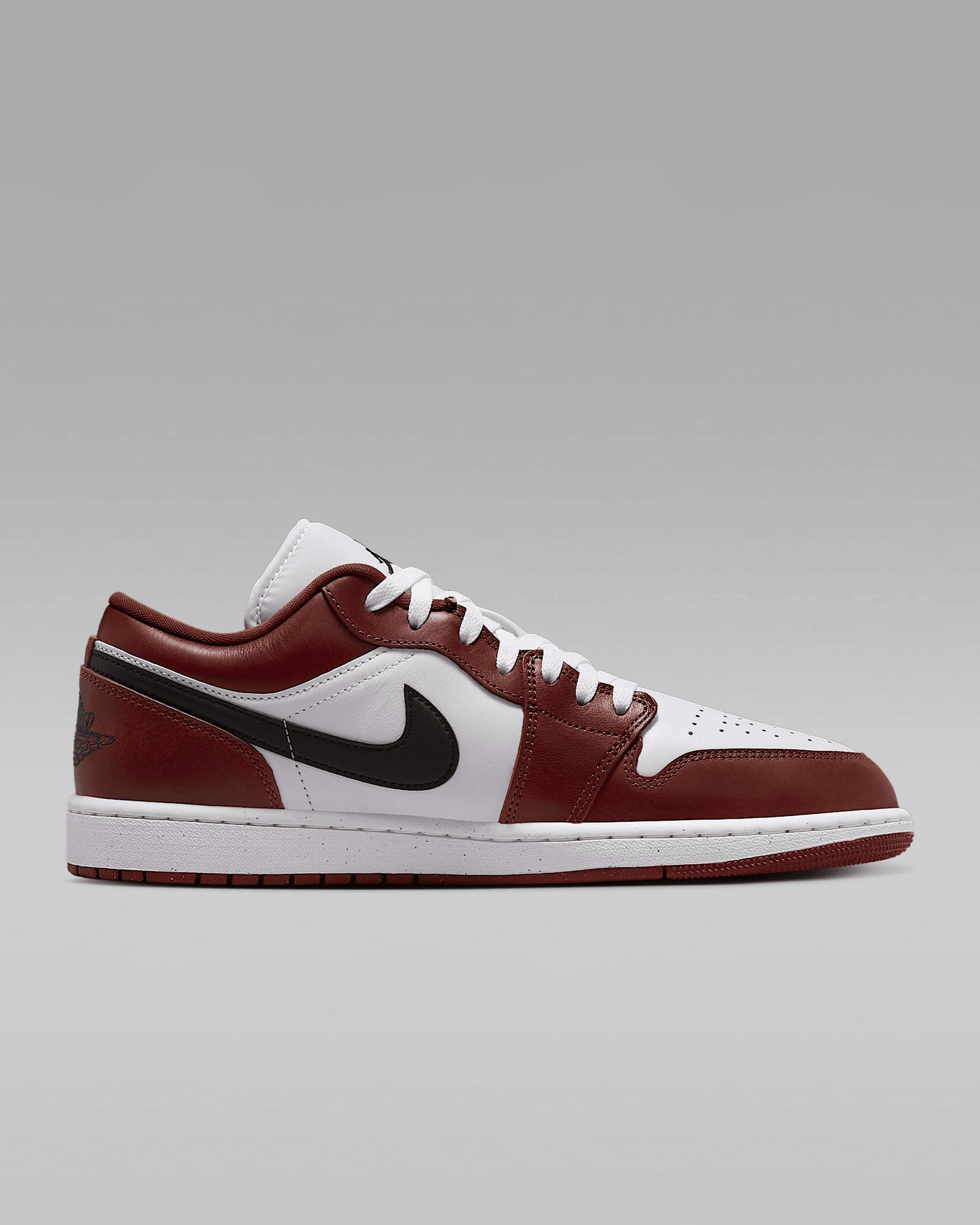 Men's Air Jordan 1 Low SE White Dark Pony Shoes