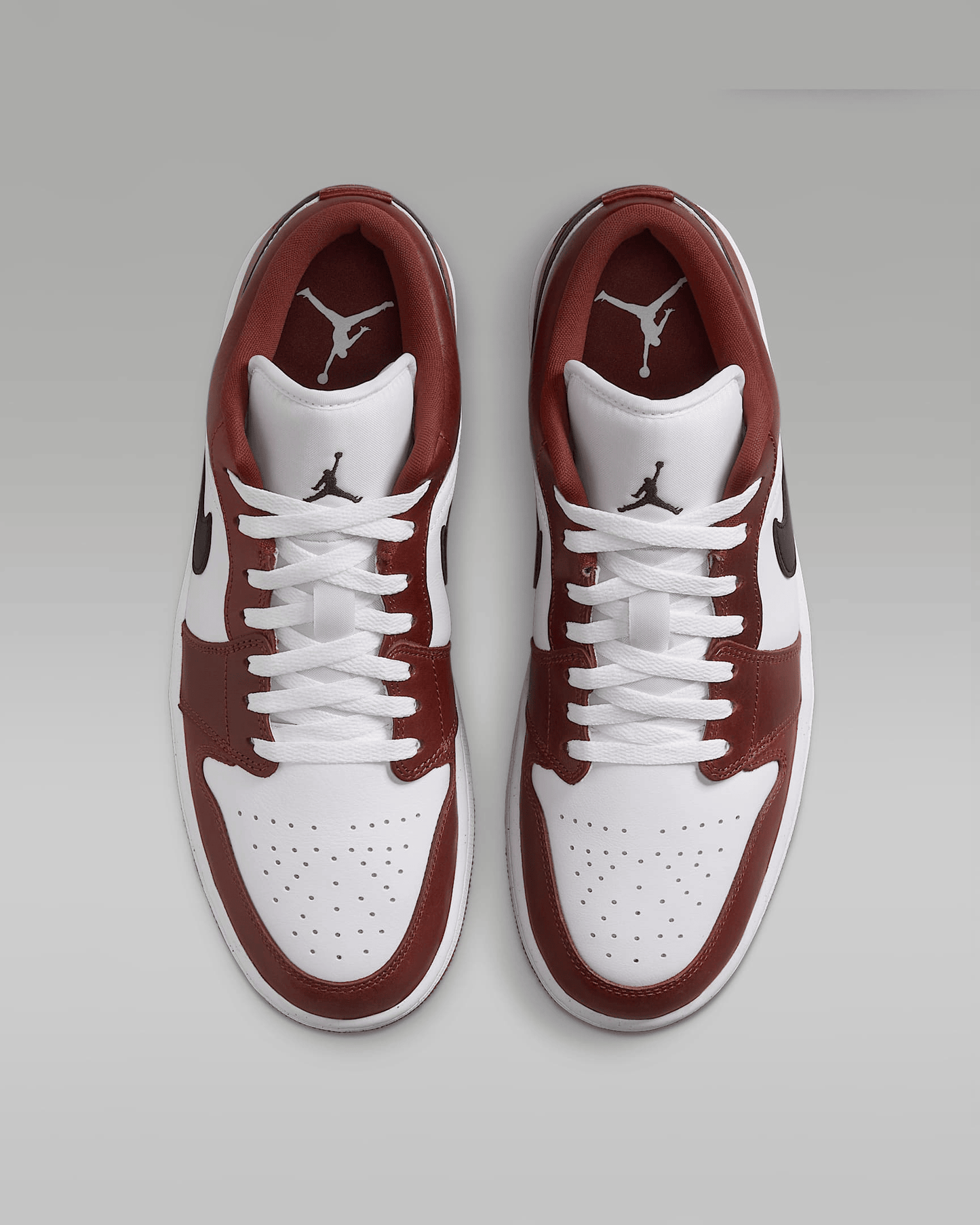 Men's Air Jordan 1 Low SE White Dark Pony Shoes