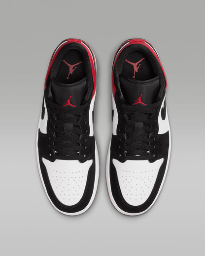 Men's Air Jordan 1 Low SE White Varsity Red Shoes