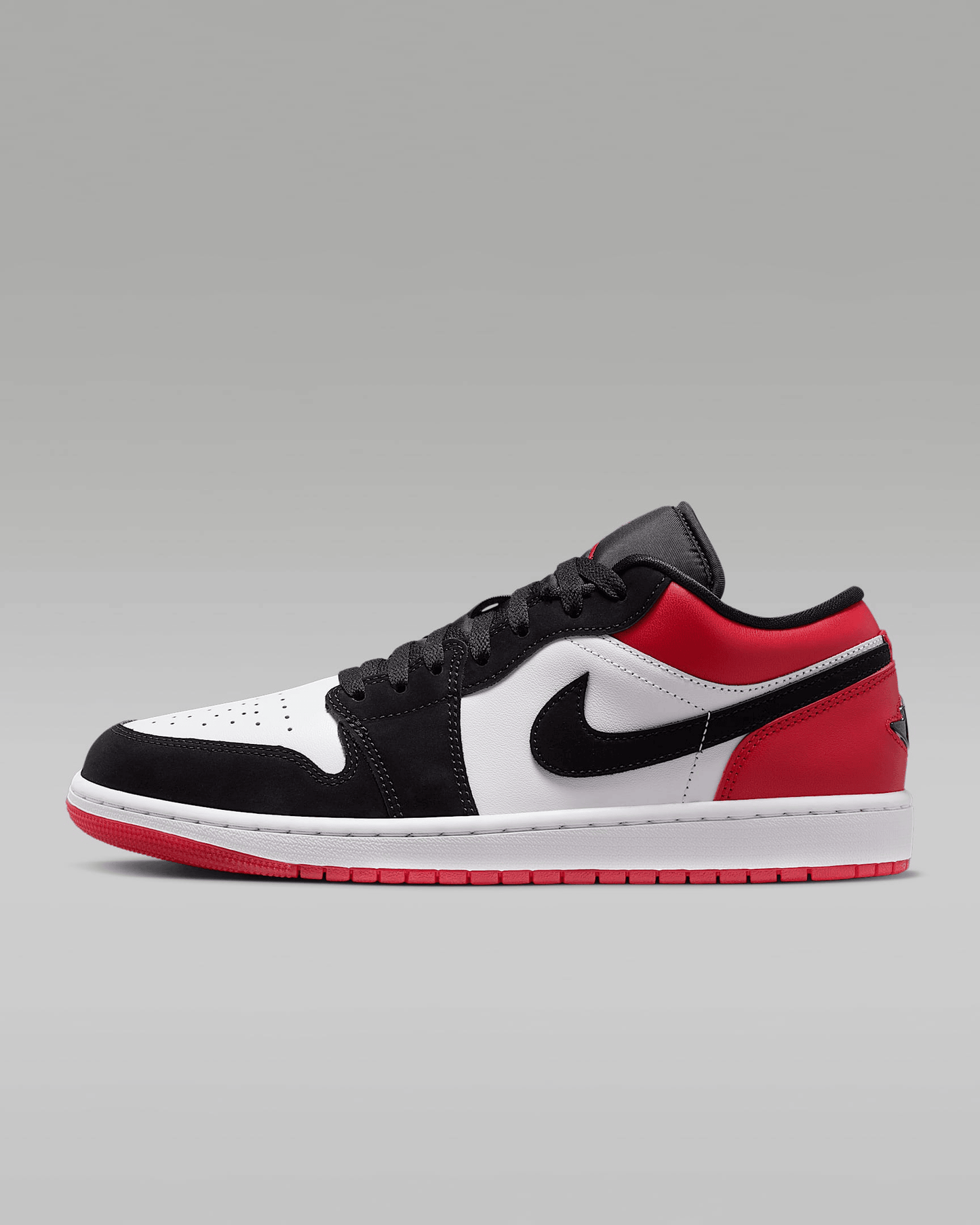 Men's Air Jordan 1 Low SE White Varsity Red Shoes