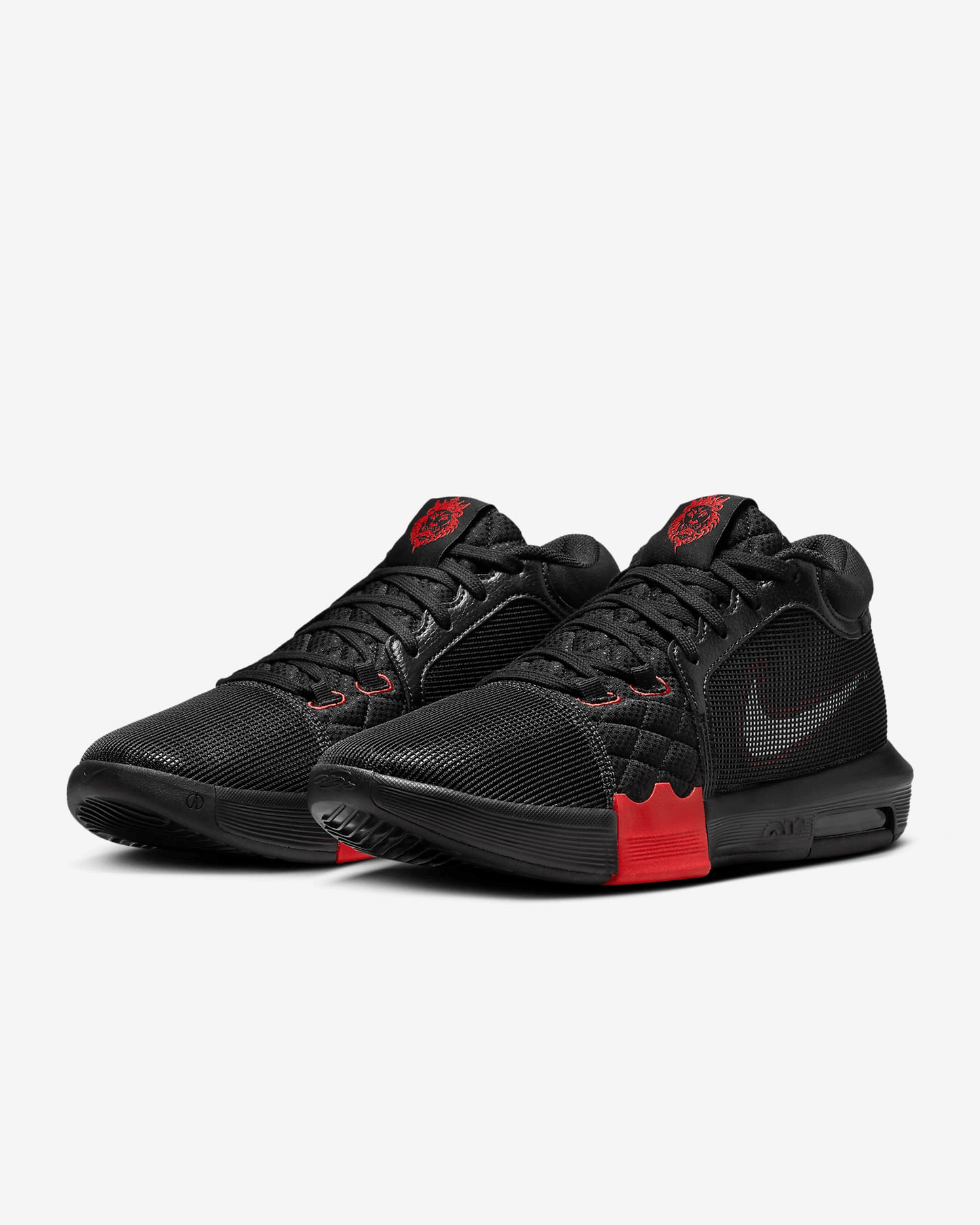 Men's Nike LeBron Witness 8 Black University Red Shoes