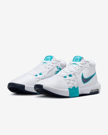 Men's Nike LeBron Witness 8 White Shoes