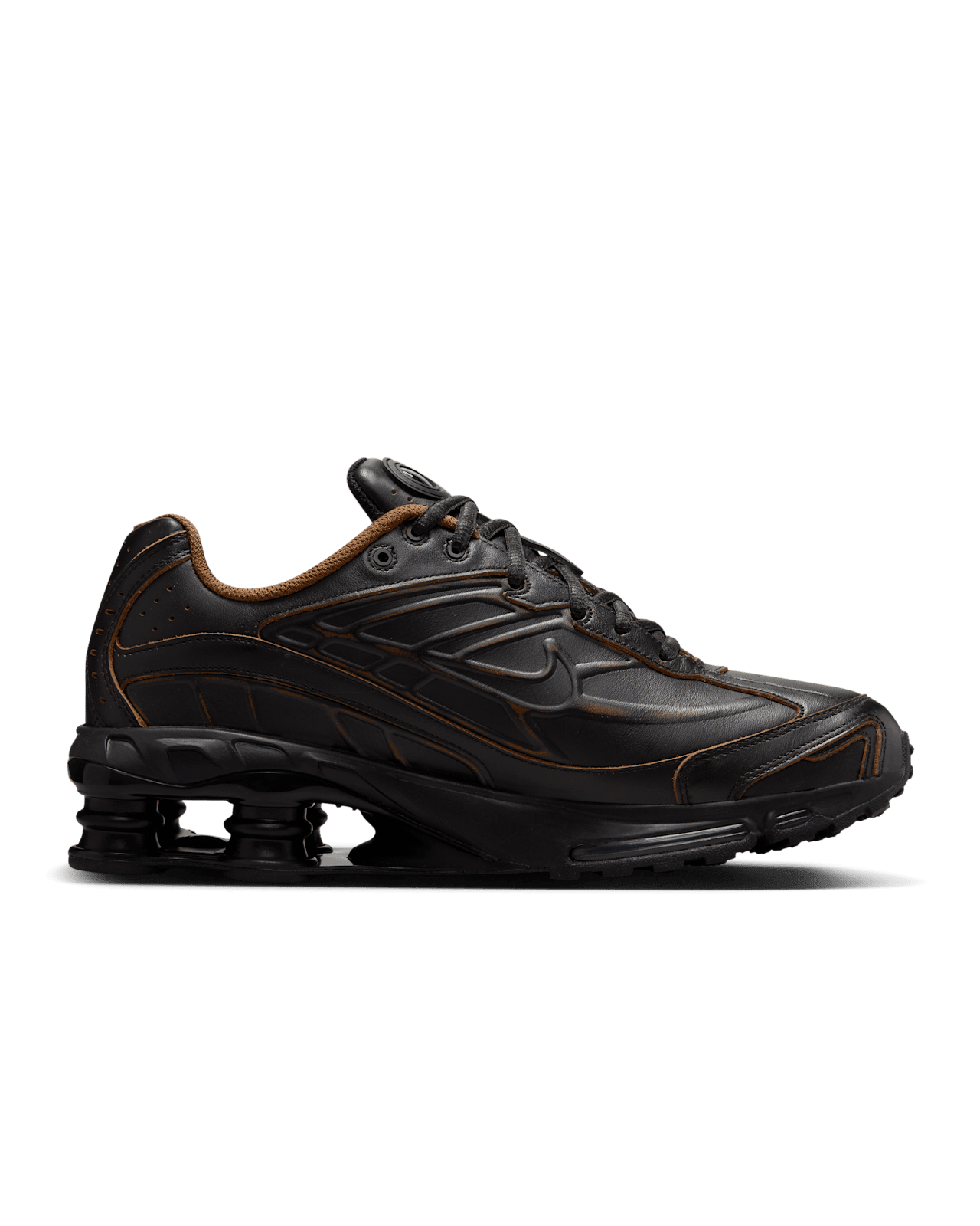Men's Shox Ride 2 Black and Light British Tan Shoes