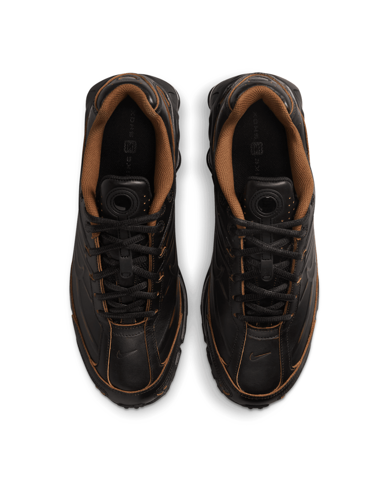 Men's Shox Ride 2 Black and Light British Tan Shoes