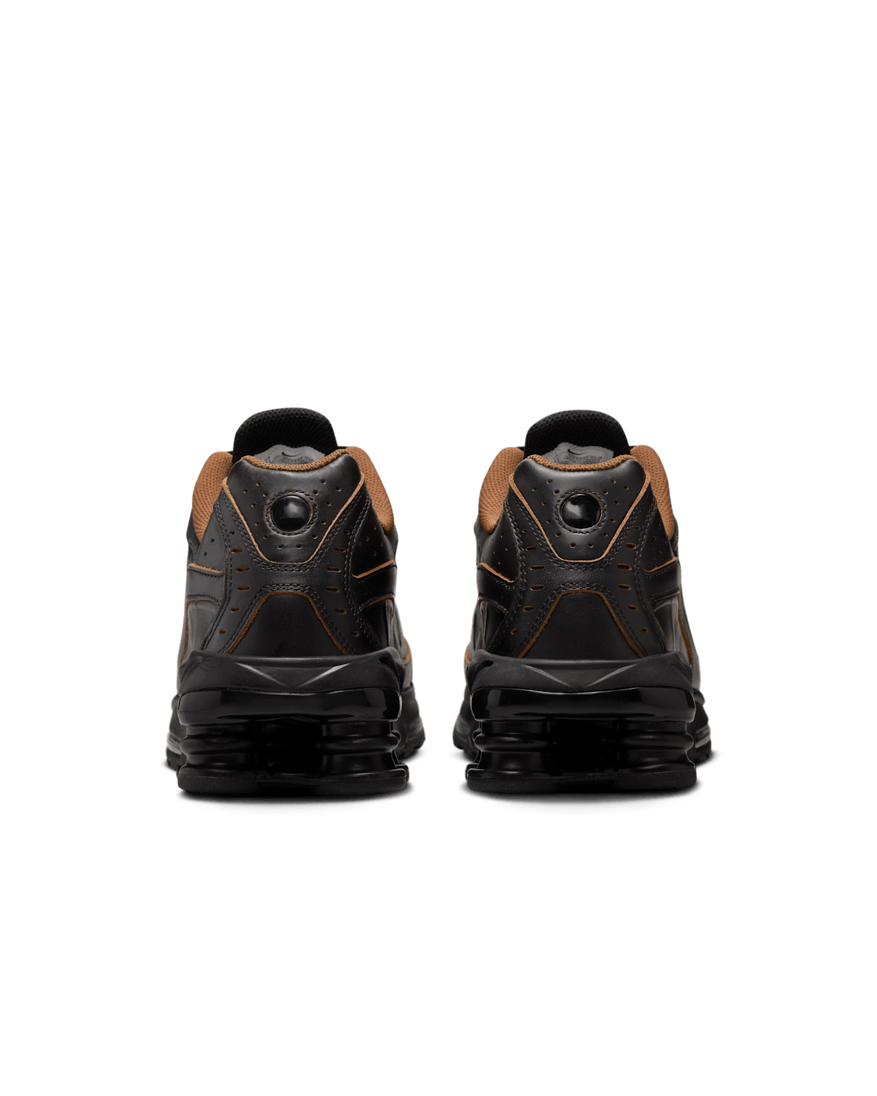 Men's Shox Ride 2 Black and Light British Tan Shoes
