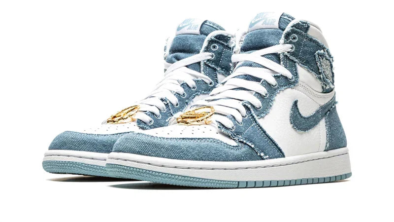Men's Air Jordan 1 High Denim Shoes