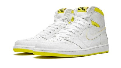 Men's Air Jordan 1 High First Class Flight White Shoes