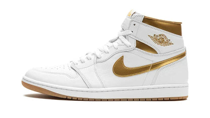 Men's Air Jordan 1 High Metallic Gold Shoes